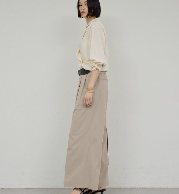  「【手洗い可】イージー2タックパンツ」|チノ|