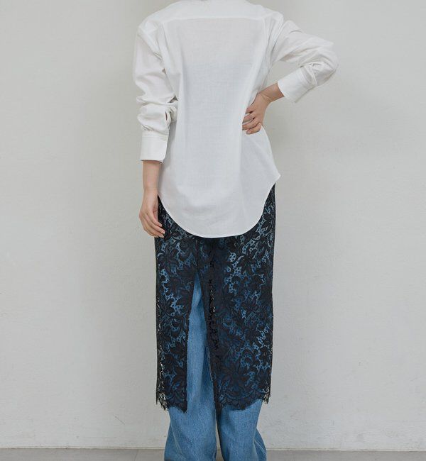  「【PEAS】タイ付きシャツ」|シャツ・ブラウス|