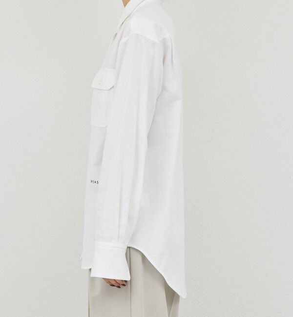  「【PEAS】タイ付きシャツ」|シャツ・ブラウス|