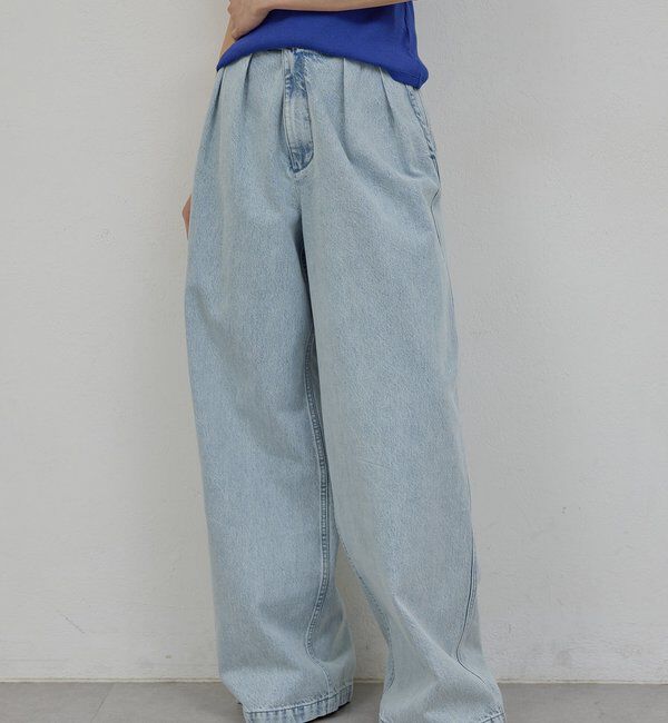  「【PEAS】【セットアップ対応】デニムグルカパンツ」|デニム|ブルー