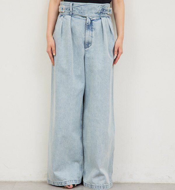  「【PEAS】【セットアップ対応】デニムグルカパンツ」|デニム|