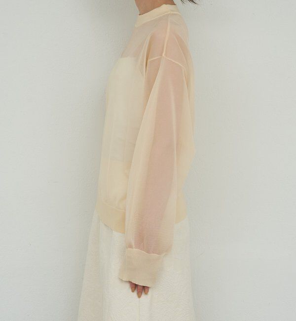  「【手洗い可】グロスシアープルオーバー」|ニット・セーター|