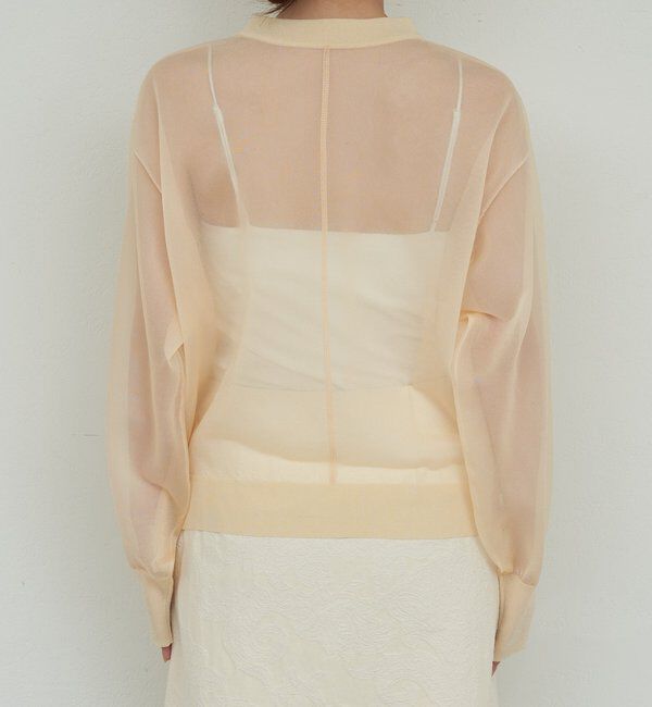  「【手洗い可】グロスシアープルオーバー」|ニット・セーター|