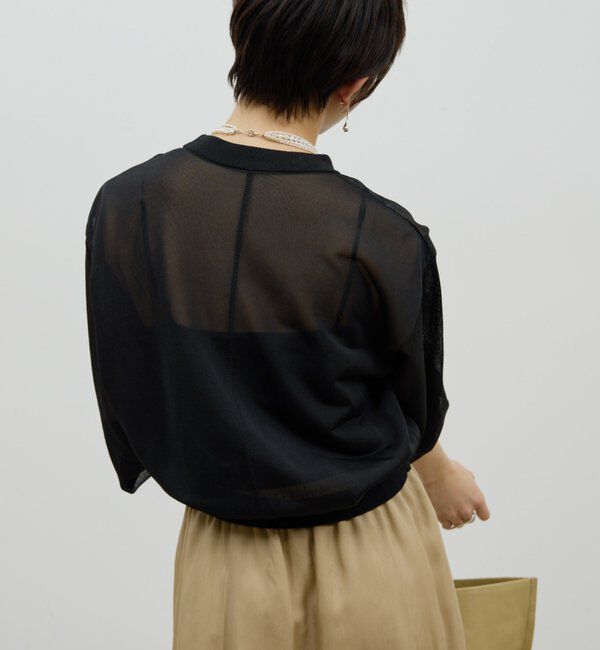  「【手洗い可】グロスシアープルオーバー」|ニット・セーター|