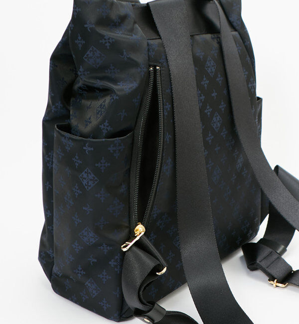  「ナイロンジャガード2ハンドルリュックサック」|リュック|