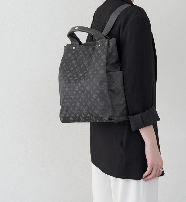  「ナイロンジャガード2ハンドルリュックサック」|リュック|