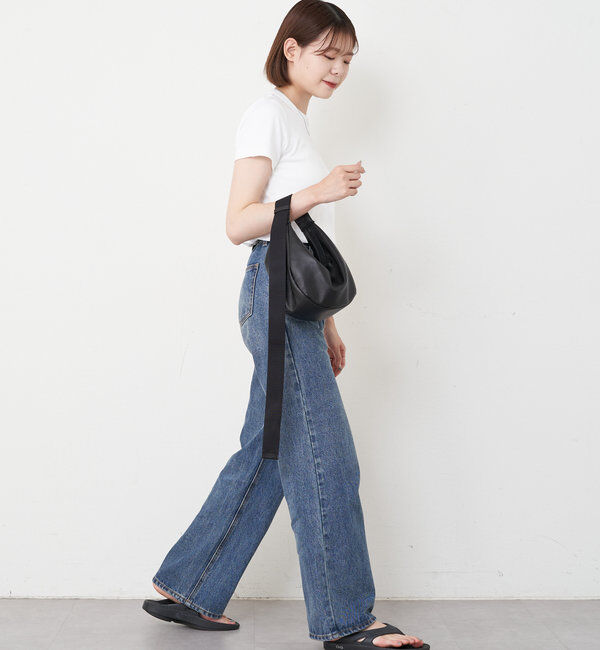  「ソフトレザーラウンドショルダーバッグ」|ショルダー・メッセンジャー|