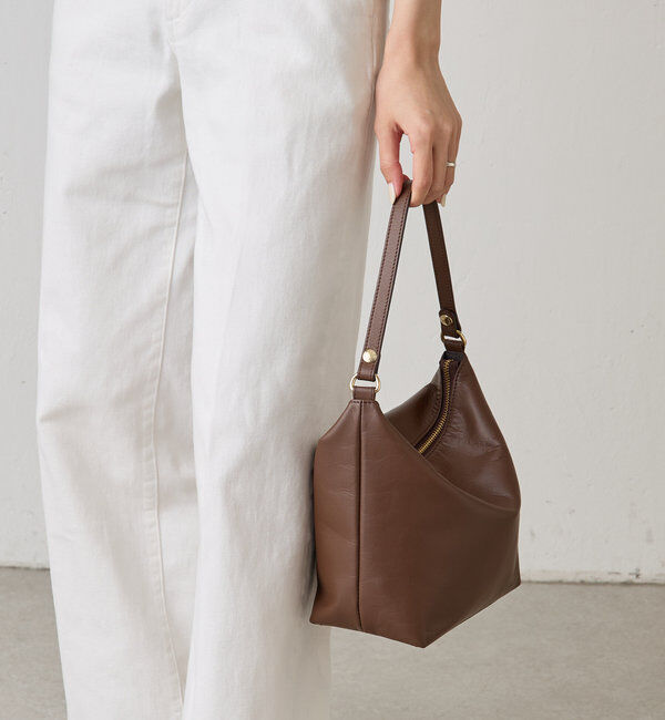  「ソフトレザーシンプルショルダーバッグ 」|ショルダー・メッセンジャー|
