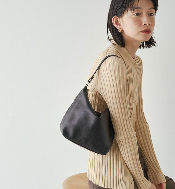  「ソフトレザーシンプルショルダーバッグ 」|ショルダー・メッセンジャー|