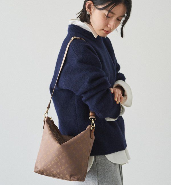  「スタンダードミニショルダーバッグ <ナイロンジャガード>」|ショルダー・メッセンジャー|モカ