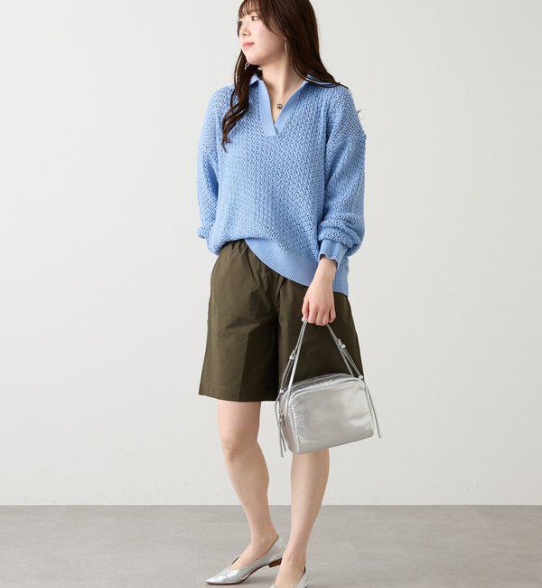  「スキッパーニット」|カーディガン|