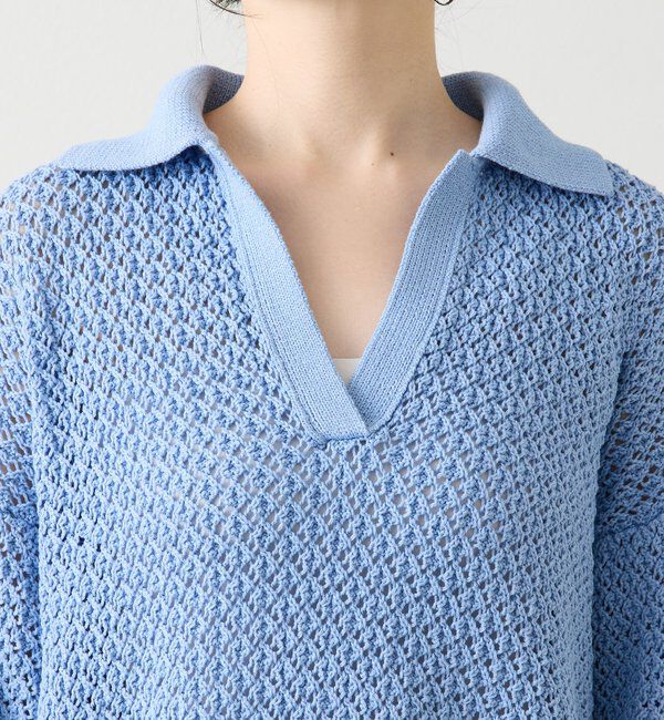  「スキッパーニット」|カーディガン|