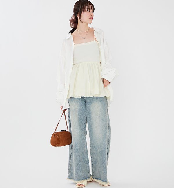  「[森川企画]レイヤードストライプドロストシャツ」|シャツ・ブラウス|