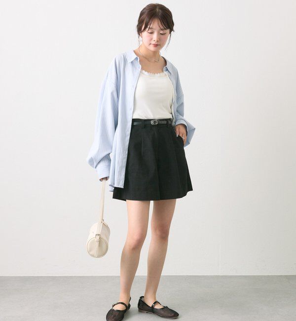  「[森川企画]レイヤードストライプドロストシャツ」|シャツ・ブラウス|