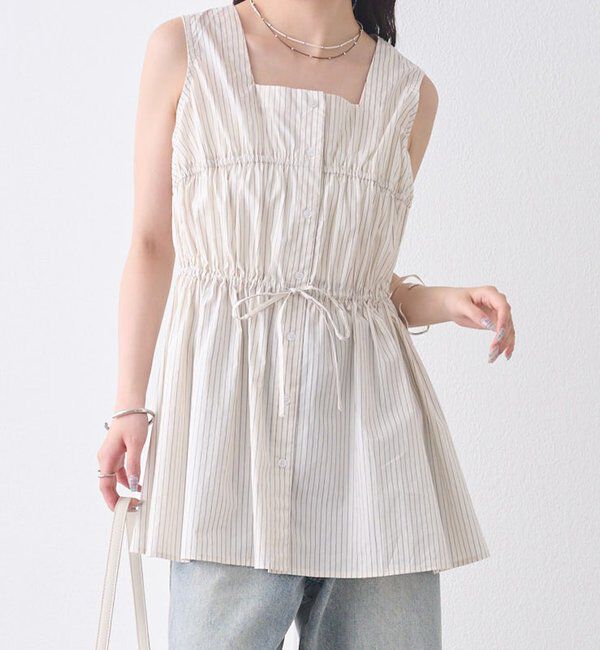  「ストライプタンクブラウス」|シャツ・ブラウス|