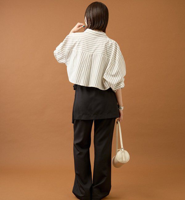  「ストライプショートシャツ」|シャツ・ブラウス|