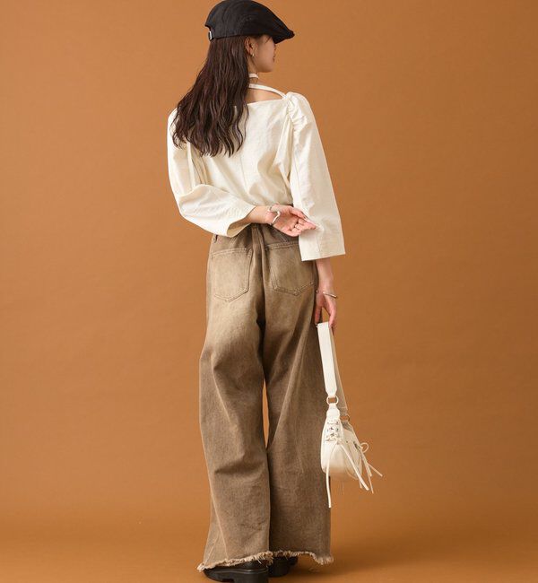  「チョーカーリボンパフブラウス」|シャツ・ブラウス|