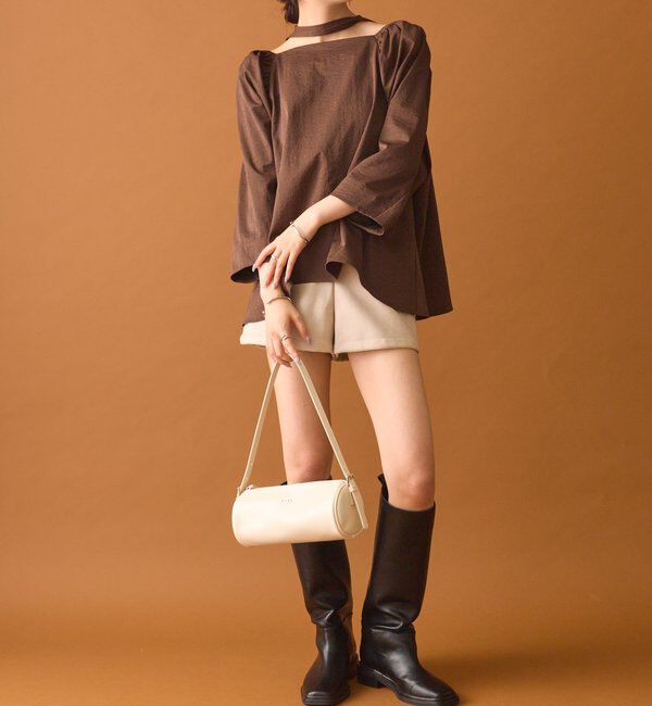  「チョーカーリボンパフブラウス」|シャツ・ブラウス|