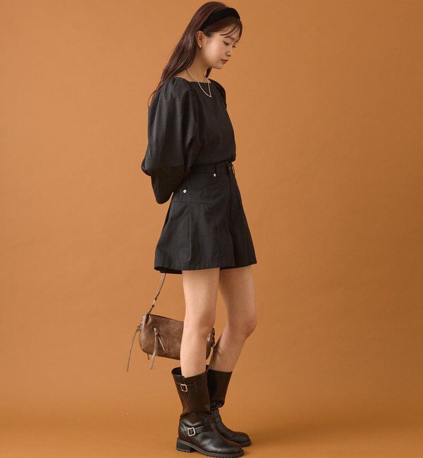  「チョーカーリボンパフブラウス」|シャツ・ブラウス|