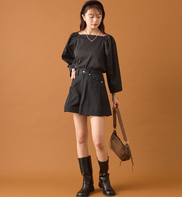  「チョーカーリボンパフブラウス」|シャツ・ブラウス|