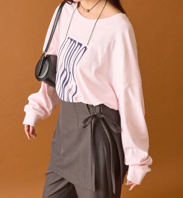  「BIGロゴロングTシャツ」|Tシャツ・カットソー|