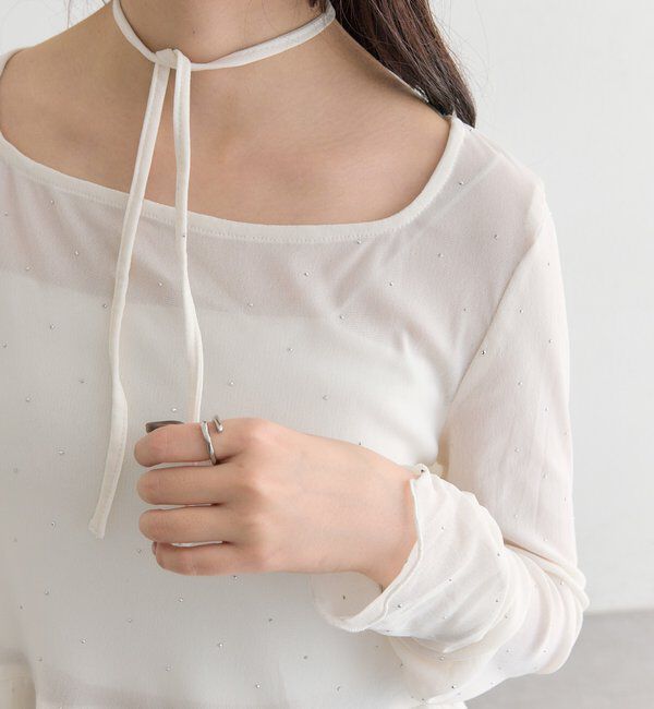  「ドットティアードプルオーバー」|Tシャツ・カットソー|