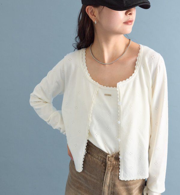  「針抜きニットカーデSET」|カーディガン|