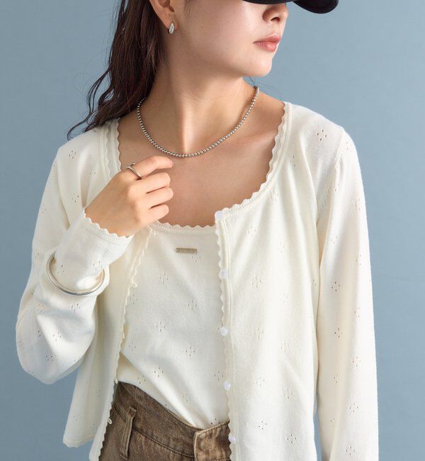  「針抜きニットカーデSET」|カーディガン|