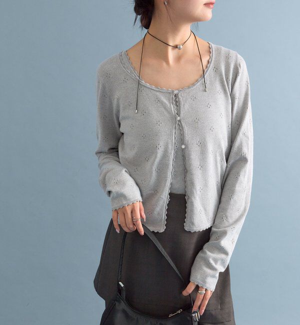  「針抜きニットカーデSET」|カーディガン|