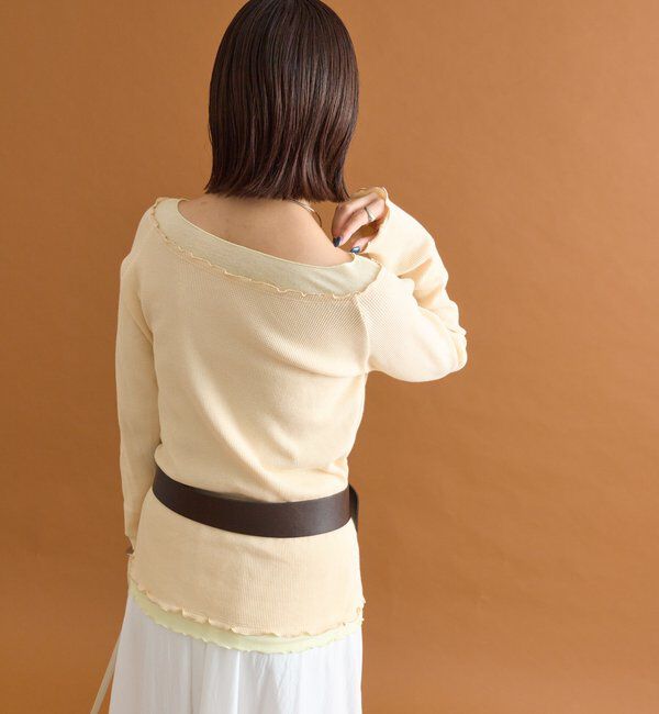  「シアーレイヤードロンT」|Tシャツ・カットソー|