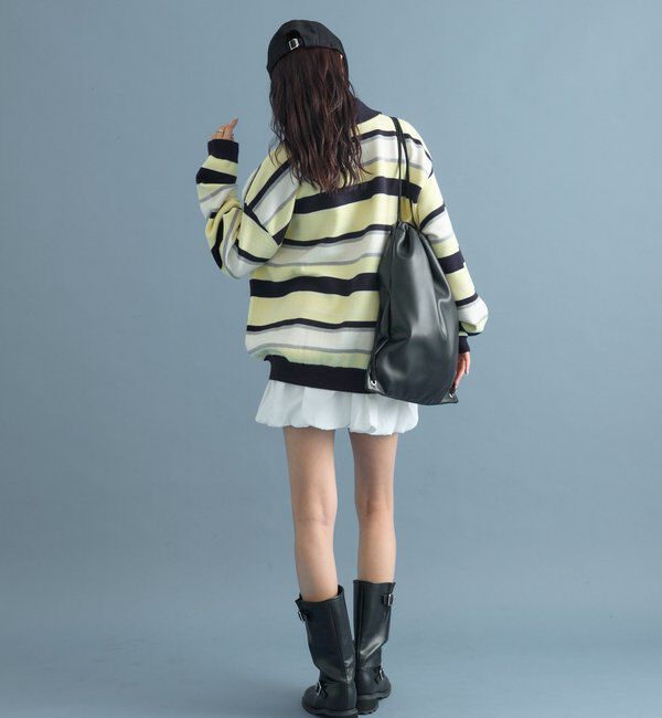  「マルチボーダーラガーニット」|ニット・セーター|