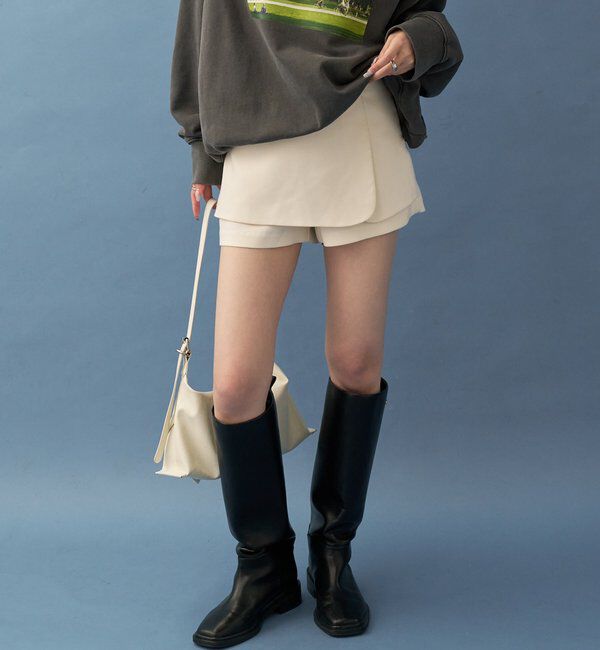  「ラップレイヤードミニスカパン	」|チノ|