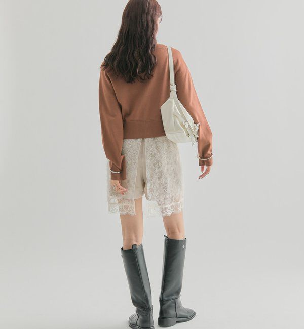  「クリアボタン カーディガン」|カーディガン|