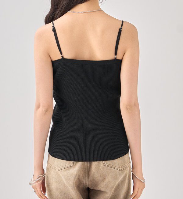  「パット付き ニットキャミソール」|キャミソール|