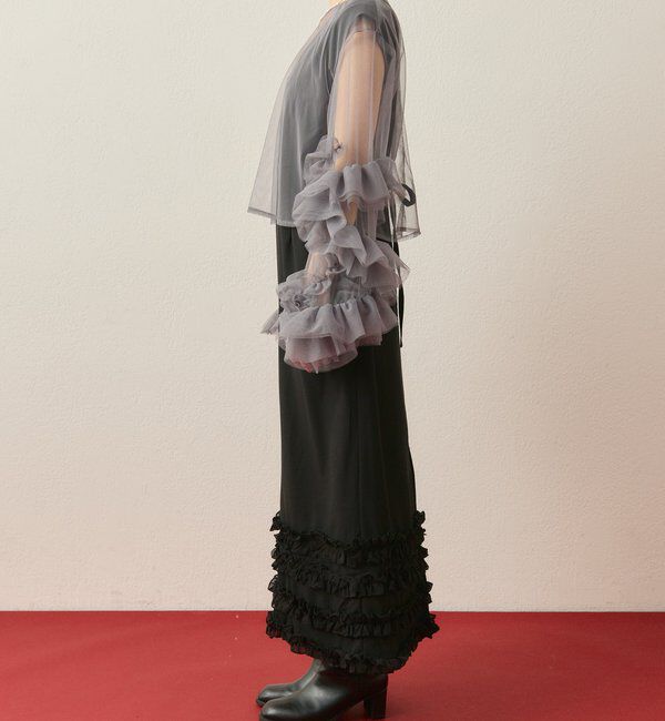  「【@____ri__125企画】ティアードフリルドレスSET」|ワンピース|