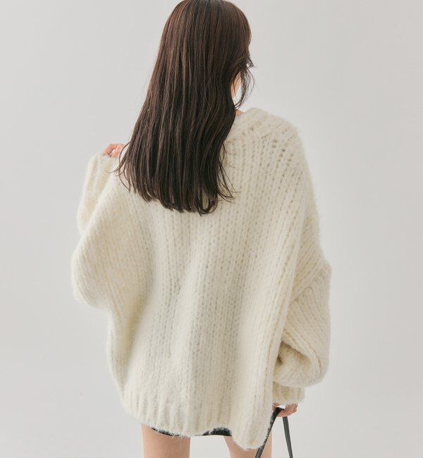  「ダイヤニットカーディガン」|カーディガン|