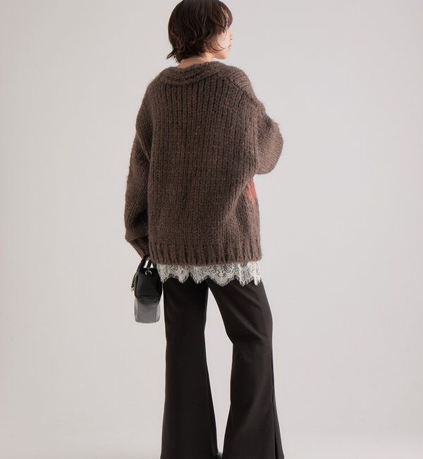  「ダイヤニットカーディガン」|カーディガン|