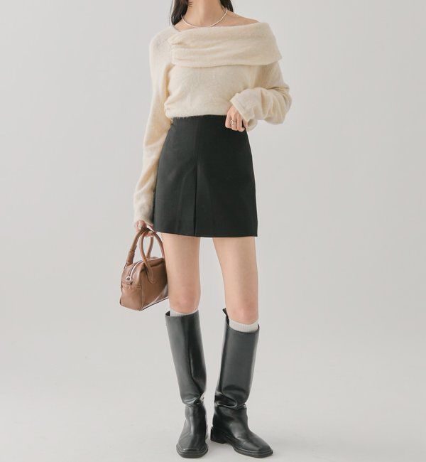  「ワンショルデザインニット」|ニット・セーター|