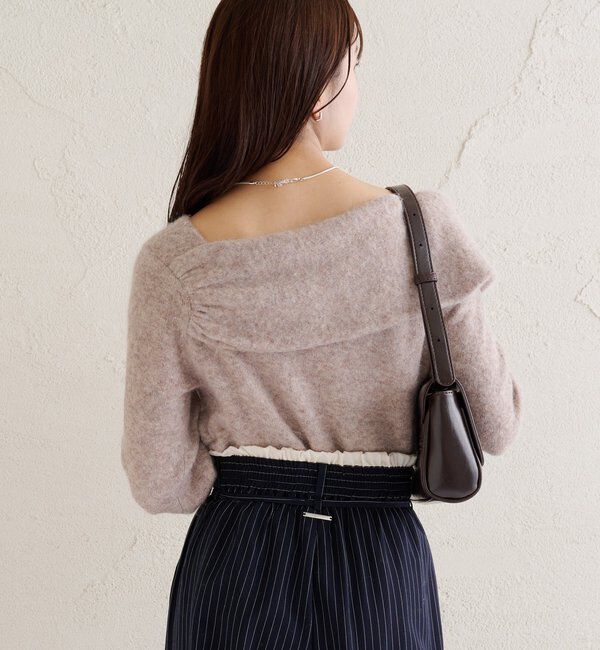  「ワンショルデザインニット」|ニット・セーター|