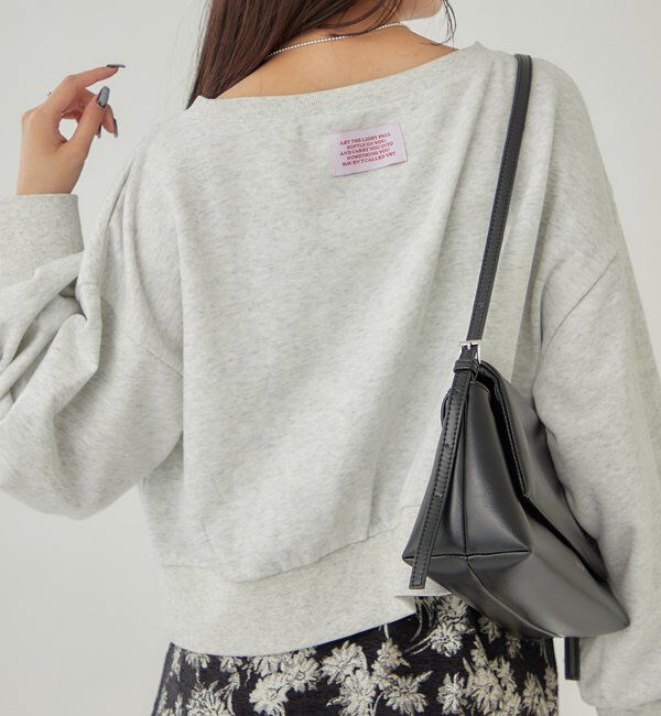  「袖ボリューム ショートスウェット」|Tシャツ・カットソー|