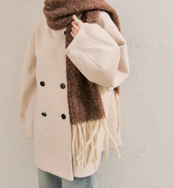  「カラーフリンジストール」|ストール|