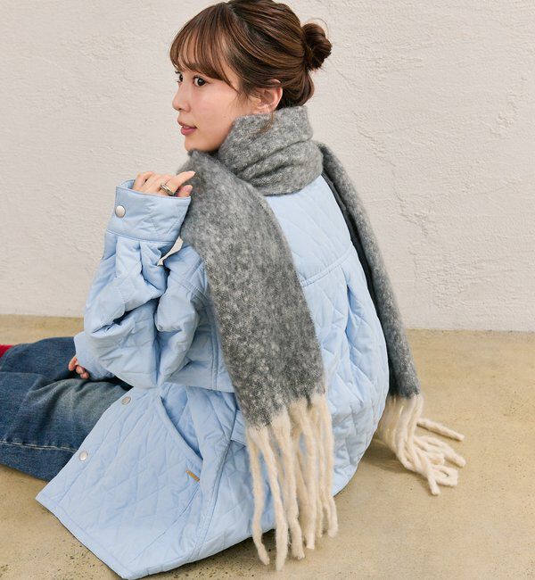  「カラーフリンジストール」|ストール|