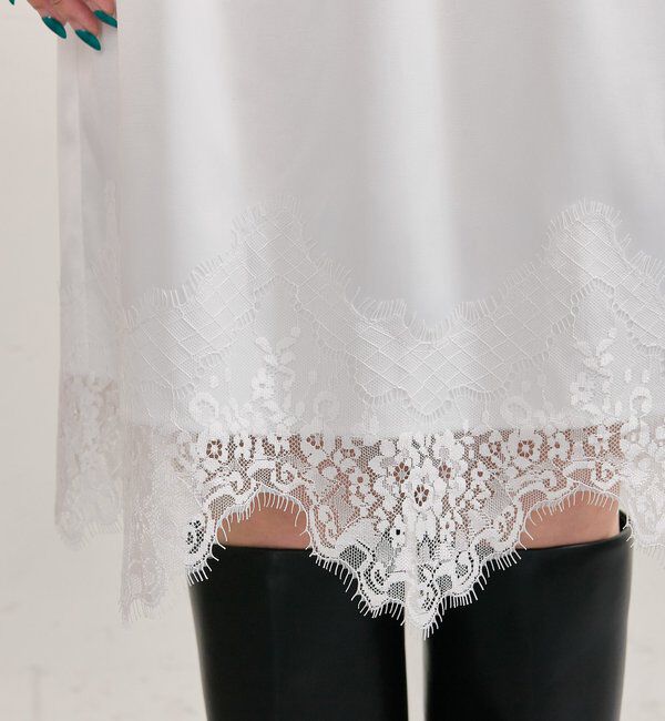  「裾レースマルチスカート」|スカート|
