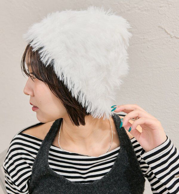  「シャギーニット帽」|ハット|