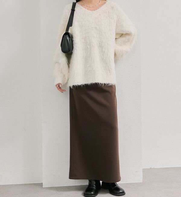  「サイドギャザータックスカート」|スカート|