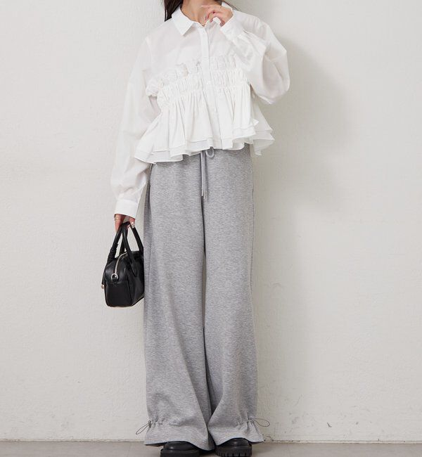  「シャーリングティアード ブラウス」|シャツ・ブラウス|