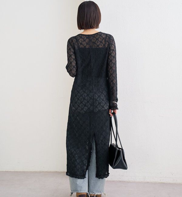  「カットレース切替ワンピース」|ワンピース|