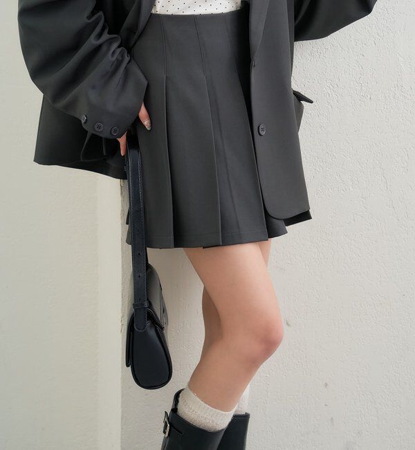  「プリーツミニスカート」|スカート|