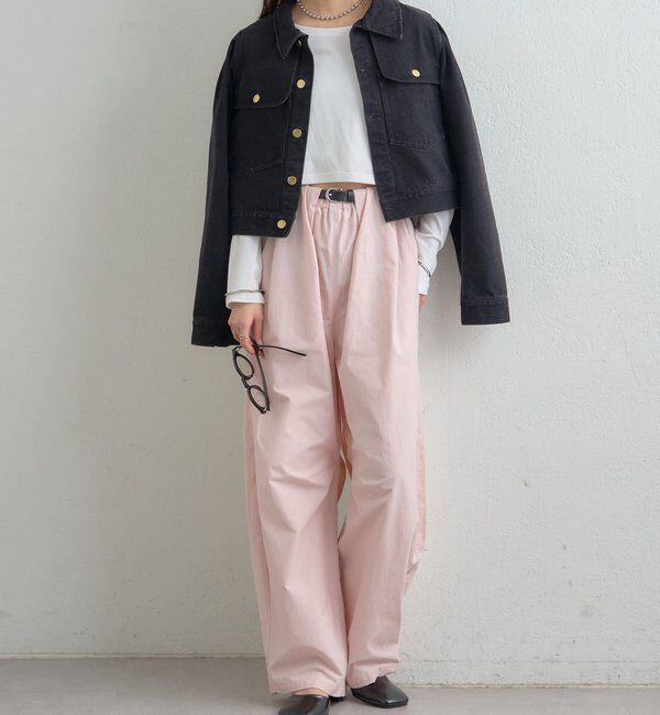  「ボリュームイージーパンツ」|チノ|