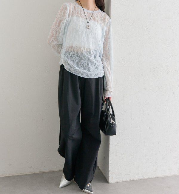  「ボリュームイージーパンツ」|チノ|